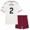 Original Trikotsatz Arsenal Saliba 2 Ausweichtrikot 2025-26 Für Kinder